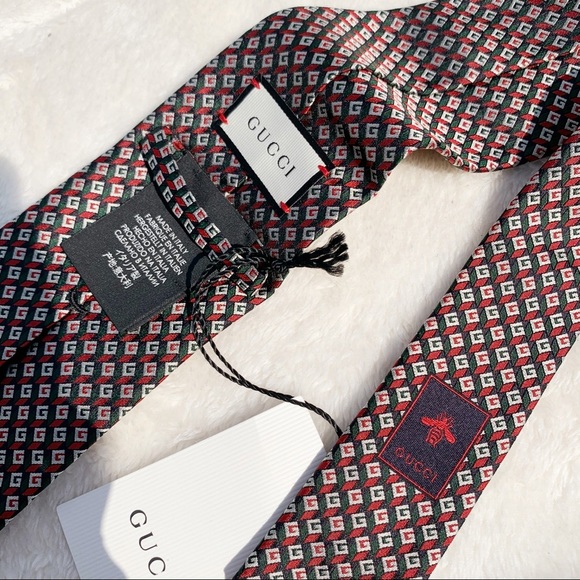 NWT Authentic Gucci Silk Woven G Ties​ - Picture 2 of 4